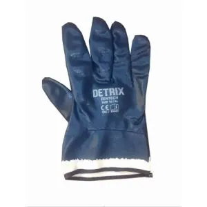 Apsauginės darbo pirštinės aplietos nitrilu Essenti Care Detrix Zentech | Glove.lt