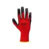 Apsauginės darbo pirštinės aplietos nitrilu Detrix Strict | Glove.lt