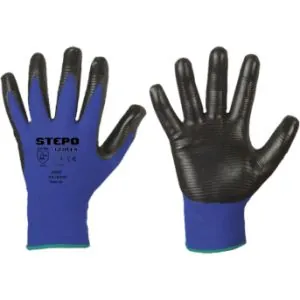 STEPO Grip nitrilu aplietos darbo pirštinės | Glove.lt