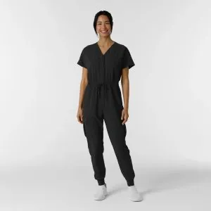 Wink 3234 medicininis kombinezonas, juoda