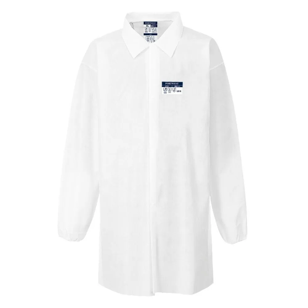 Vienkartinis apsiaustas Portwest ST31 (50vnt) Vienkartinis apsiaustas Portwest ST31 (50vnt)