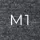 M1 Tamsiai pilka 