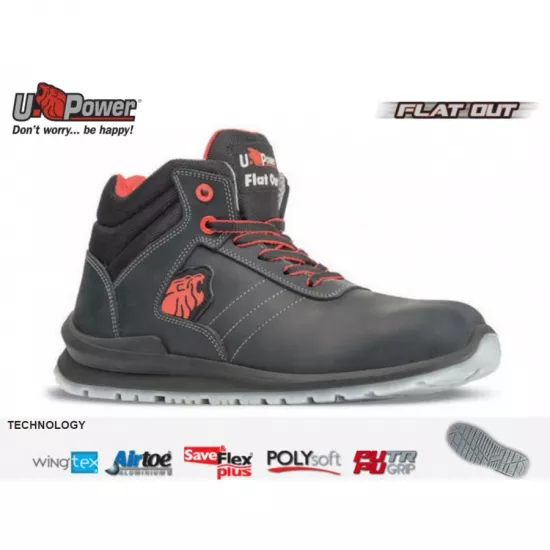 Sportinio stiliaus darbo batai WALTER S3 SRC U-Power Darbo Batai, Auliniai Batai nuotrauka