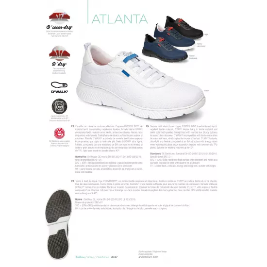 Lengvi sportinio stiliaus batai Dian Atlanta nuotrauka