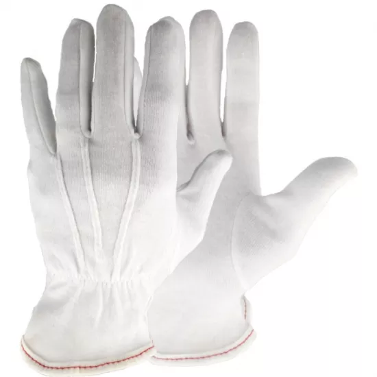 Medvilninės darbo pirštinės Gloves Pro Pure Cotton Darbo pirštinės, Tekstilinės ir megztos darbo pirštinės nuotrauka