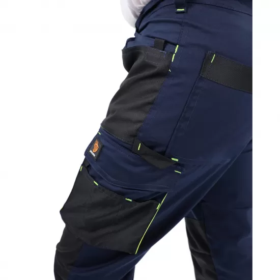 Darbo kelnės su elastanu Procera Proman Stretch 250, tamsiai mėlyna + HV