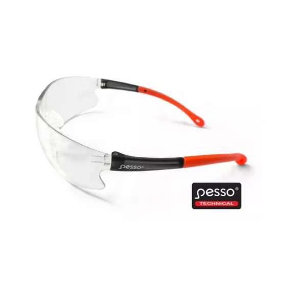 Skaidrūs apsauginiai akiniai Pesso 92233 Darbo rūbai, Darbo kelnės, Pesso rūbų kolekcija, Pesso Atributika nuotrauka