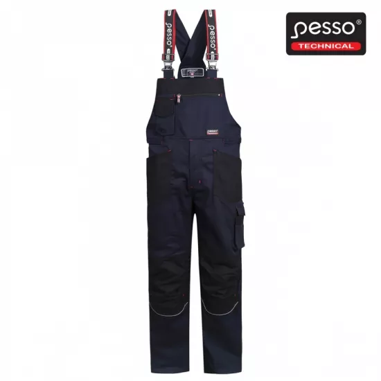 Darbo puskombinezonis Pesso Twill Stretch 215M Darbo rūbai, Darbo kelnės, Pesso rūbų kolekcija, Pesso Rūbai nuotrauka