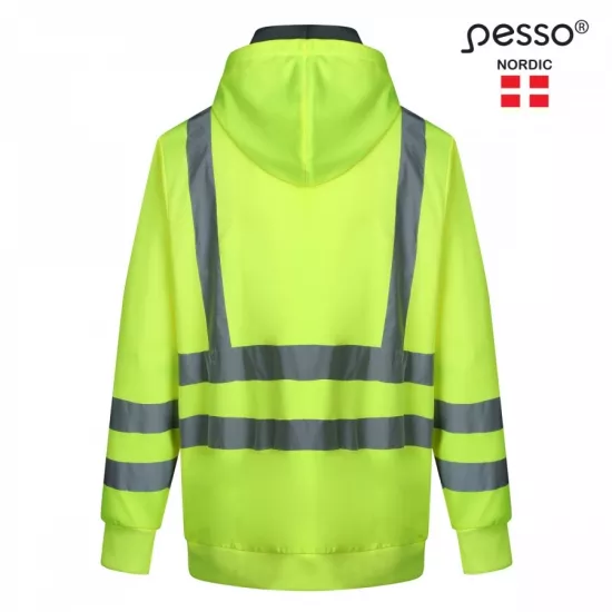 Gero matomumo džemperis Pesso FL03, geltonas Darbo rūbai, Darbo kelnės, Pesso rūbų kolekcija, Pesso Rūbai nuotrauka