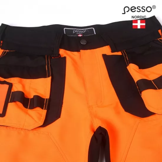 Gero matomumo kelnės Pesso URANUS Flexpro 135, oranžinės Darbo rūbai, Darbo kelnės, Pesso rūbų kolekcija, Pesso Rūbai nuotrauka