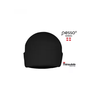 Šilta megzta kepurė Pesso Thinsulate, juoda