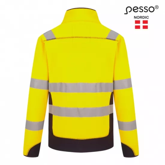 Švelnus ir minkštas Fleece audinio džemperis Pesso FL 02, geltonas Darbo rūbai, Darbo kelnės, Pesso rūbų kolekcija, Pesso Rūbai nuotrauka