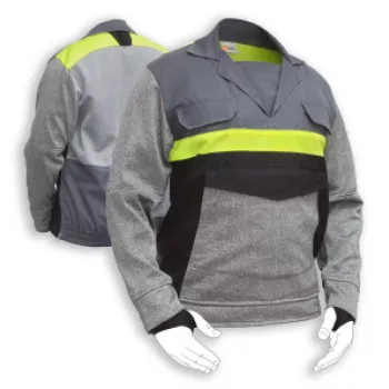 METAL Master Laisvo kirpimo puloveris su pilna rankų ir pilvo apsauga nuo įpjovimo ir pradurimo.