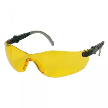 Kokybiški apsauginiai darbo akiniai OX-ON Space Yellow. Danija
