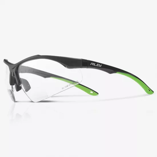 Sportinio stiliaus akiniai darbui skaitymui Riley Ready Reader +2.0, skaidrūs