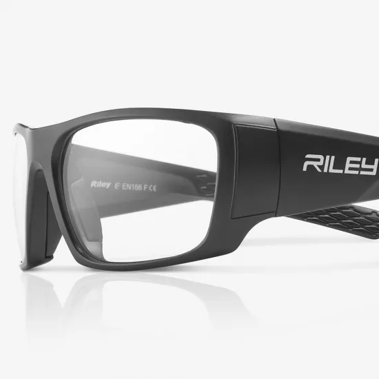 Sportinio stiliaus apsauginiai akiniai su dioptrijomis Riley Script, skaidrūs