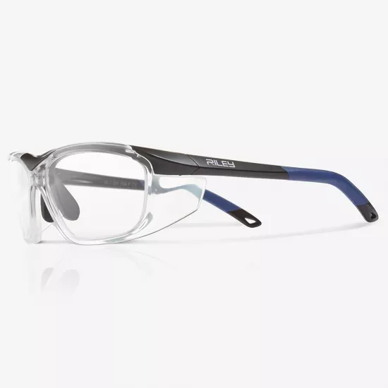 Stilingi apsauginiai akiniai su dioptrijomis Riley Rokka, mėlynos kojelės