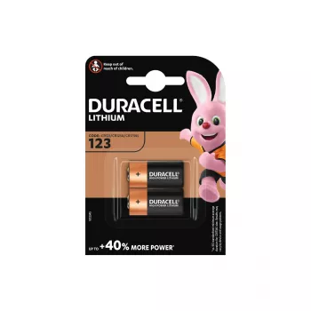 Ličio baterija Duracell CR123 3V, 2vnt