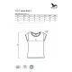 Moteriški laisvalaikio marškinėliai Malfini C22 Maikutės, Polo marškinėliai, marškiniai nuotrauka